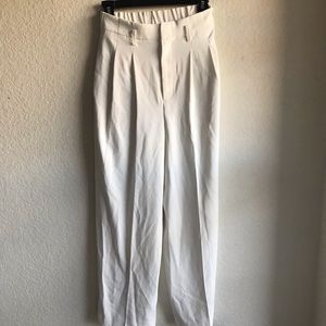 White wide legged dress pants!